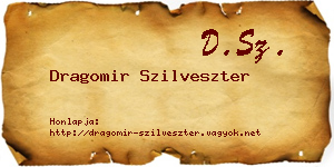 Dragomir Szilveszter névjegykártya
